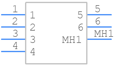 30700-5061 - Molex - PCB symbol