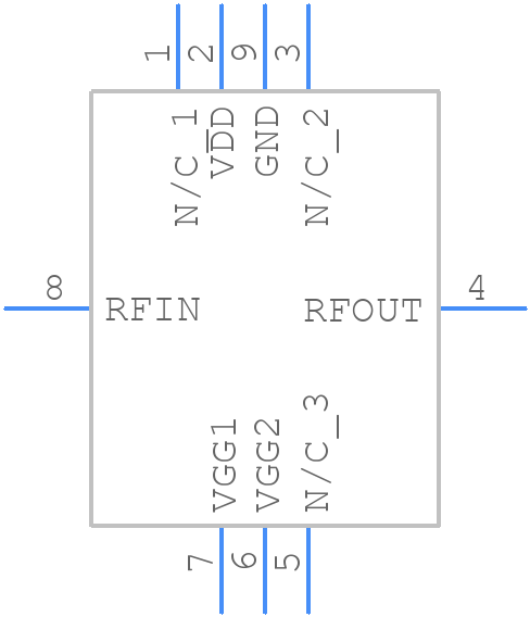 HMC441LM1 - Analog Devices - PCB symbol