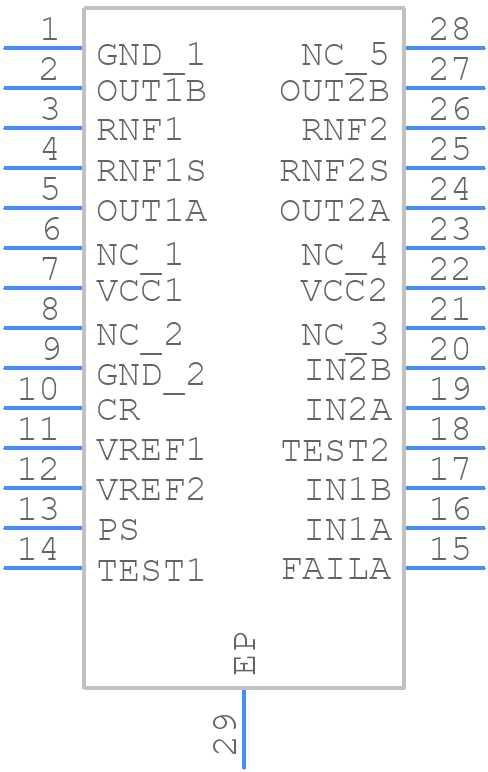 BD62220AEFV-E2 - ROHM Semiconductor - PCB symbol
