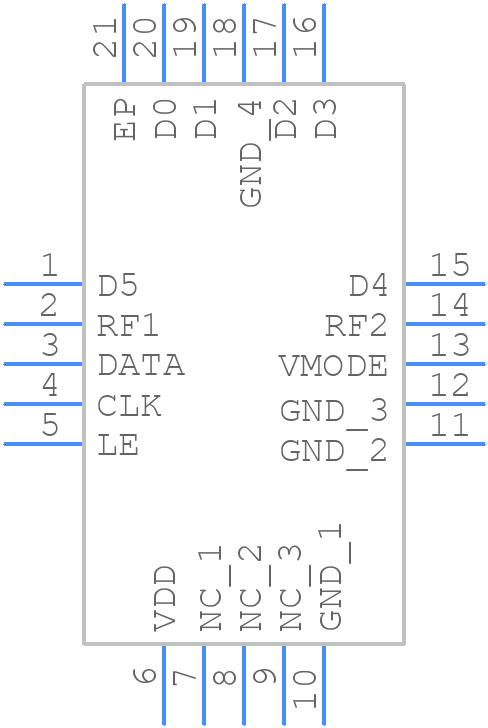 F1912NCGI - Renesas Electronics - PCB symbol