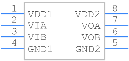 ADUM225N1BRIZ-RL - Analog Devices - PCB symbol