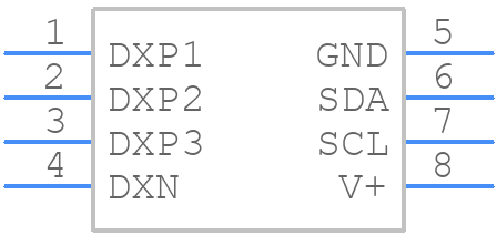 TMP423BIDCNR - Texas Instruments - PCB symbol