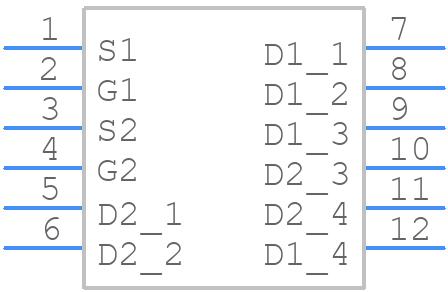 SI7272DP-T1-GE3 - Vishay - PCB symbol