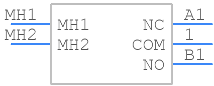 D501J12S2APQA - C & K COMPONENTS - PCB symbol