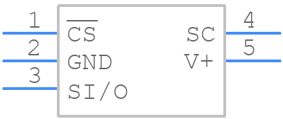 LM71QCIMFX/NOPB - Texas Instruments - PCB symbol