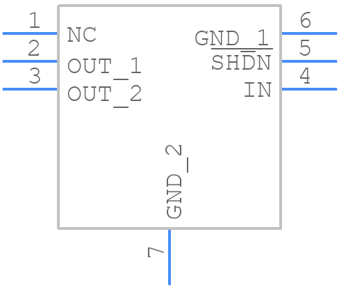 LT3009EDC#PBF - Analog Devices - PCB symbol