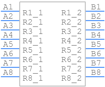 CAT16-33R0F8LF - Bourns - PCB symbol