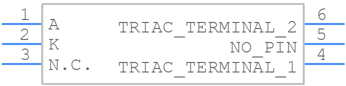 TLP3062A(F - Toshiba - PCB symbol