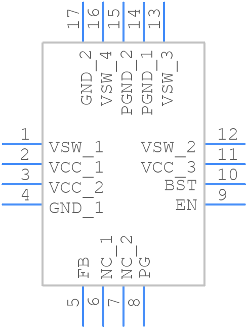 TS30013-M033QFNR - SEMTECH - PCB symbol