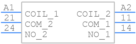 RTS3T005 - TE Connectivity - PCB symbol