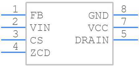ICE5QR0680AZXKLA1 - Infineon - PCB symbol