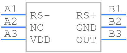 MAX40010LAWT+ - Analog Devices - PCB symbol
