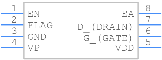 MIC5156YM - Microchip - PCB symbol