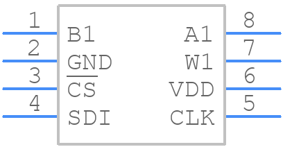 AD8400AR100 - Analog Devices - PCB symbol