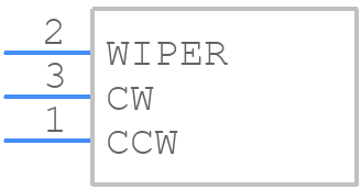 3352W-1-103LF - Bourns - PCB symbol
