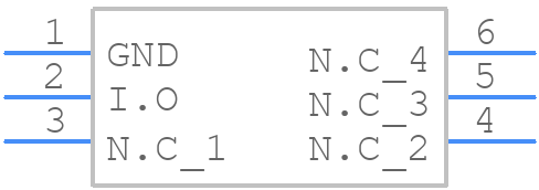 DS2431P-A1+T - Analog Devices - PCB symbol