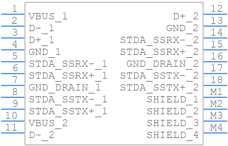 0484090003 - Molex - PCB symbol