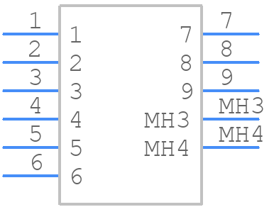 190-009-113L537 - NorComp - PCB symbol