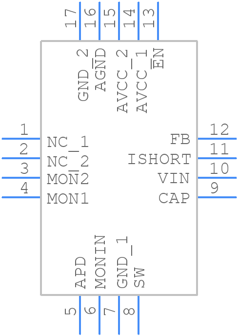 TPS61391RTER - Texas Instruments - PCB symbol