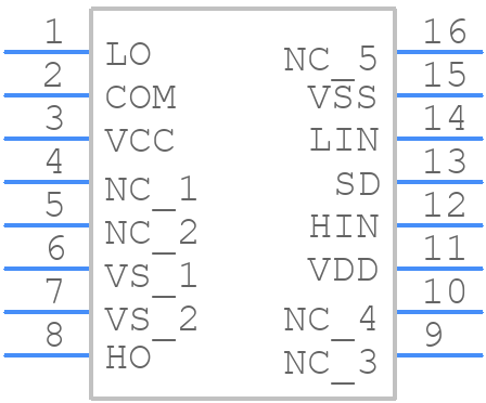 IR2213STRPBF - Infineon - PCB symbol