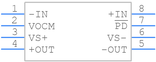 AD8137YRZ-REEL - Analog Devices - PCB symbol