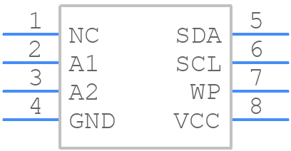 S-24CM01CI-J8T1U4 - SII Semiconductor - PCB symbol