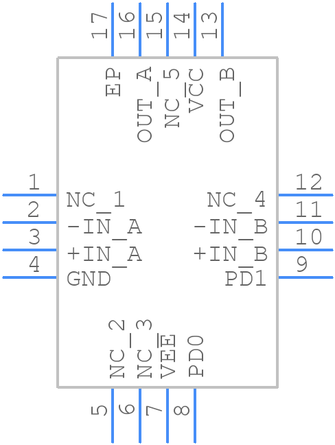 AD8398ACPZ-R7 - Analog Devices - PCB symbol
