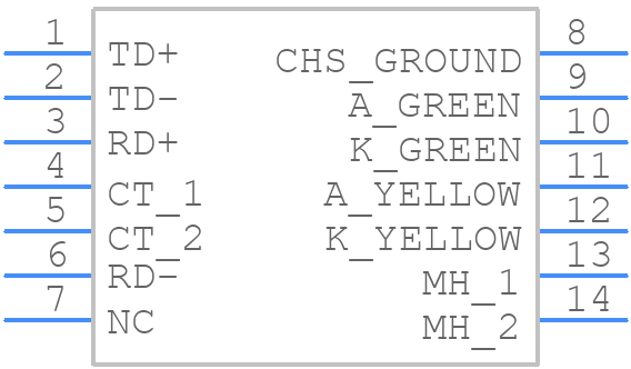 J00-0045NL - Yageo Group - PCB symbol