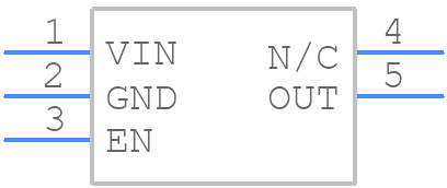 MIC5307-3.0YD5-TR - Microchip - PCB symbol