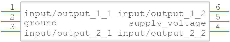 PRTR5V0U2F,115 - Nexperia - PCB symbol
