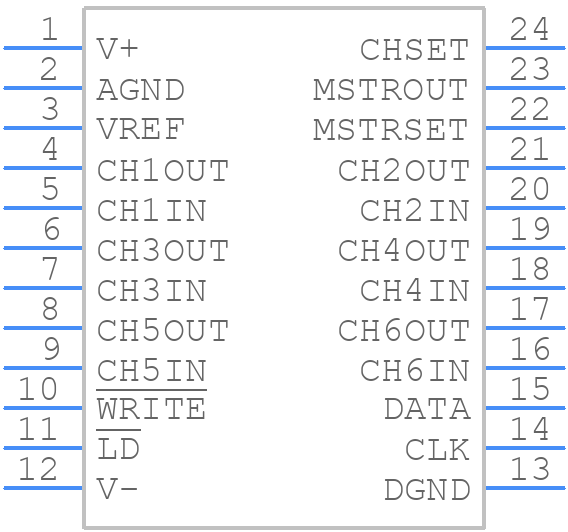 SSM2160SZ - Analog Devices - PCB symbol