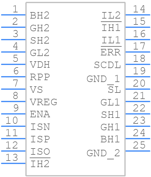 TLE7182EMXUMA1 - Infineon - PCB symbol