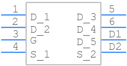 SIA440DJ-T1-GE3 - Vishay - PCB symbol