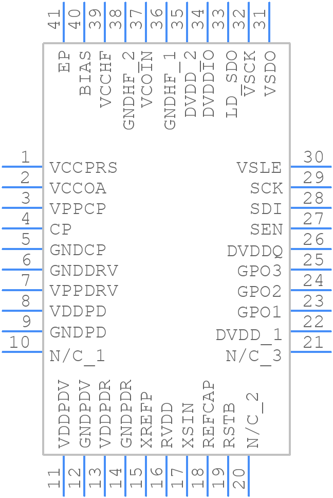 HMC702LP6CETR - Analog Devices - PCB symbol