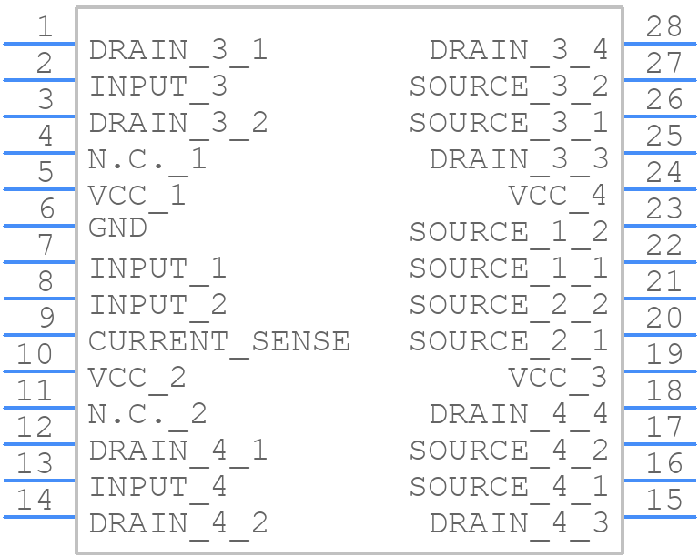 VN5770AKPTR-E - STMicroelectronics - PCB symbol