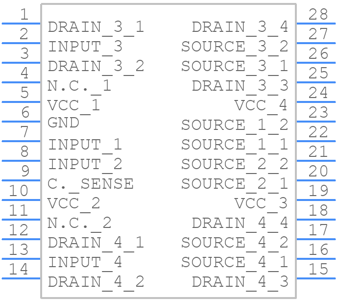 VN5770AKP-E - STMicroelectronics - PCB symbol