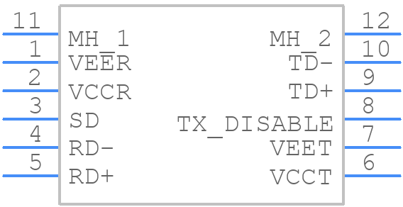 AFBR-5921ALZ - Foxconn - PCB symbol