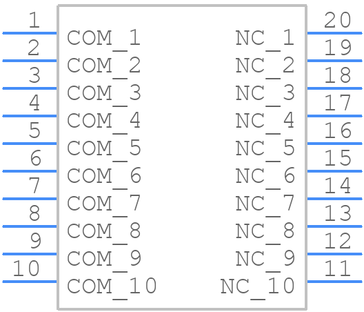 90HBW10PRT - Grayhill - PCB symbol