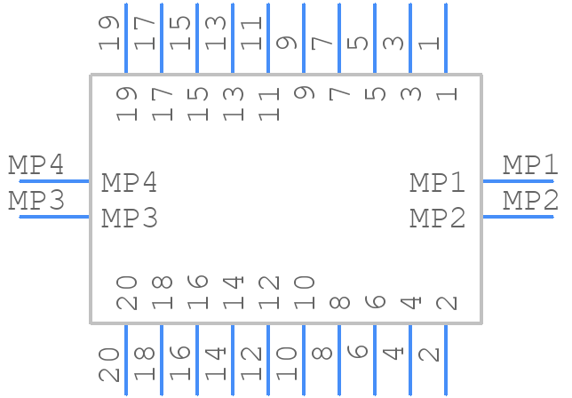 FH12-20S-1SVA(54) - Hirose - PCB symbol