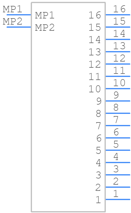 FH34SRJ-16S-0.5SH(50) - Hirose - PCB symbol