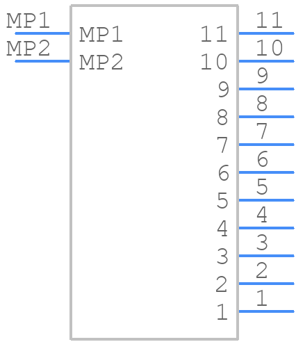 FH34SRJ-11S-0.5SH(99) - Hirose - PCB symbol