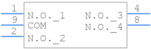 A6A-16CF - OMRON Electronics - PCB symbol