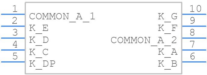 SA40-18SRWA - Kingbright - PCB symbol