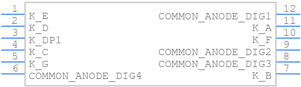 LDQ-M286RI - Lumex - PCB symbol