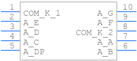 SC12-11SRWA - Kingbright - PCB symbol