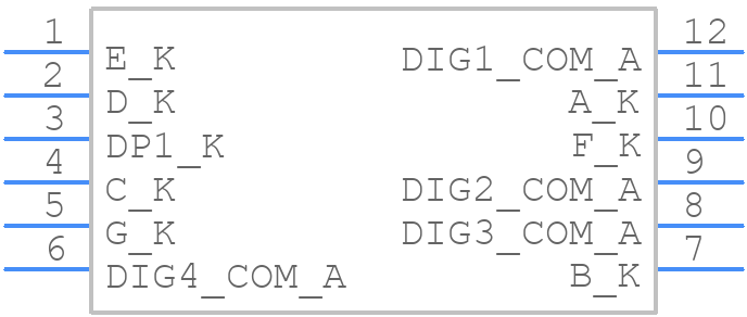 LDQ-M282RI - Lumex - PCB symbol
