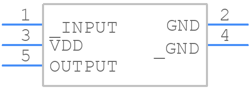 MCP1407-E/AT - Microchip - PCB symbol
