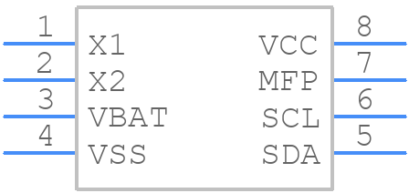 MCP79412T-I/SN - Microchip - PCB symbol