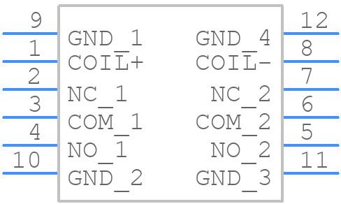 G6K-2P-RF DC5 - OMRON Electronics - PCB symbol