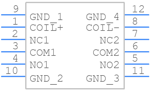G6K-2P-RF DC4.5 - OMRON Electronics - PCB symbol
